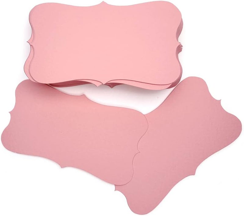 PPAPPAPPIYO Pink Paper Index Cards Business Cards (100) Paper3.54inx1.96in P04 - Blank - Image 4
