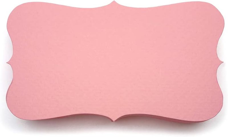 PPAPPAPPIYO Pink Paper Index Cards Business Cards (100) Paper3.54inx1.96in P04 - Blank - Image 1