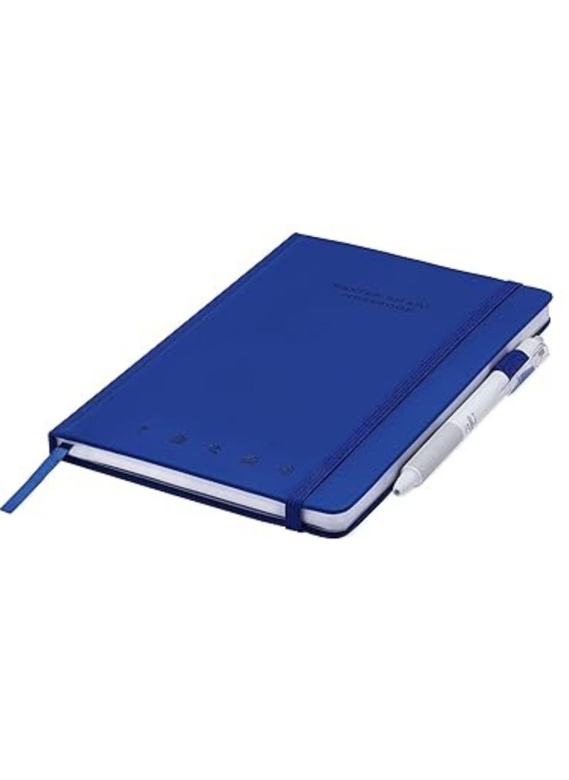 Cuir Ally Dexter Smart Erasable & Reusable Notebook, For Goals & Time Management, Includes Pen