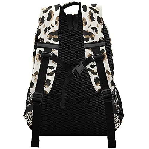 Glaphy Leopard Print Backpacks Laptop School Book Bag Lightweight Animal Daypack for Men Women Teens Kids - Image 2