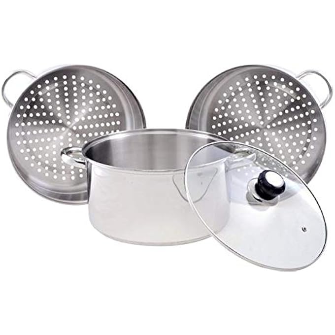 3 Level Steamer Silver 24 cm JY174A 24CB - Image 4
