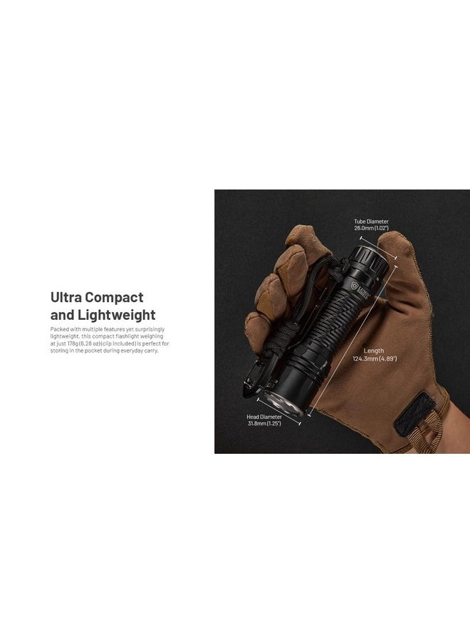 NITECORE Nitecore EDC35 5000 Lumen EDC Flashlight, USB-C Rechargeable, High Power Super Bright Sticker for Everyday Carry  - Image 2