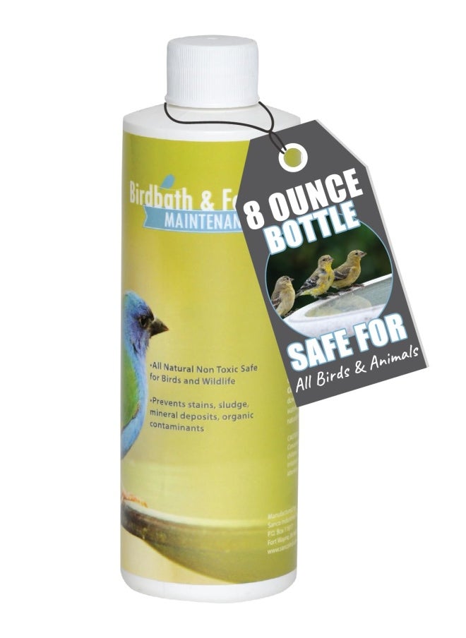 Sanco Industries Sanco 88002 Bird Bath And Fountain Maintenance 8 Oz Natural  - Image 1