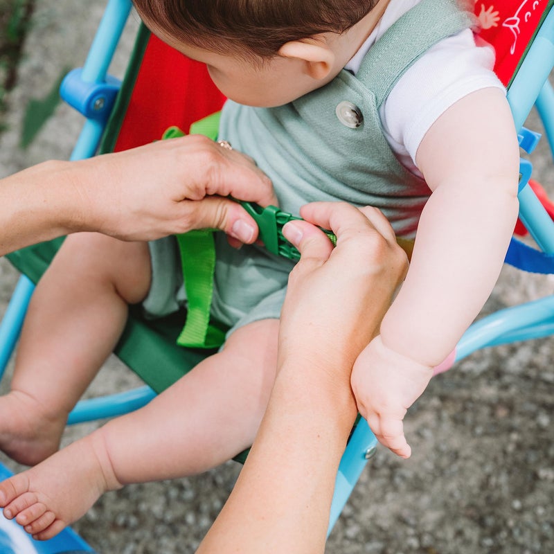 Cocomelon Umbrella Stroller with Canopy, Lightweight and Compact for Travel, 3D Stroller Red - Image 4