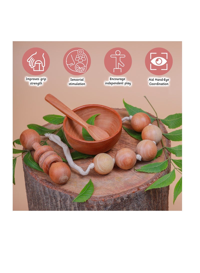 Ariro New Born Neem Wood Gift Set - Image 2