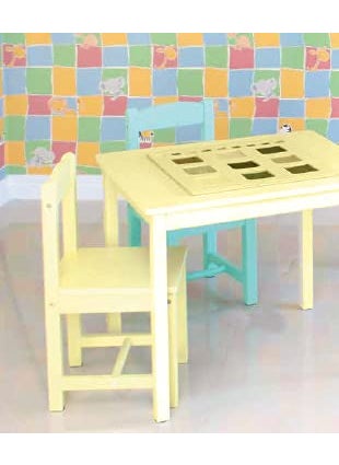 BRAINSMITH Brainsmith Activity Table for Kids 15 Years 4 Seat Wooden Table for Home and Preschool Durable Multipurpose Baby Furniture EcoFriendly and Safe  - Image 2