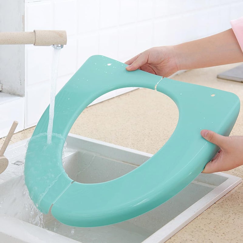 HEALLILY Folding Potty Seat Portable Toilet Training Seat Cover Cushion Pad Lightweight Foldable Travel and Home Use - Image 5