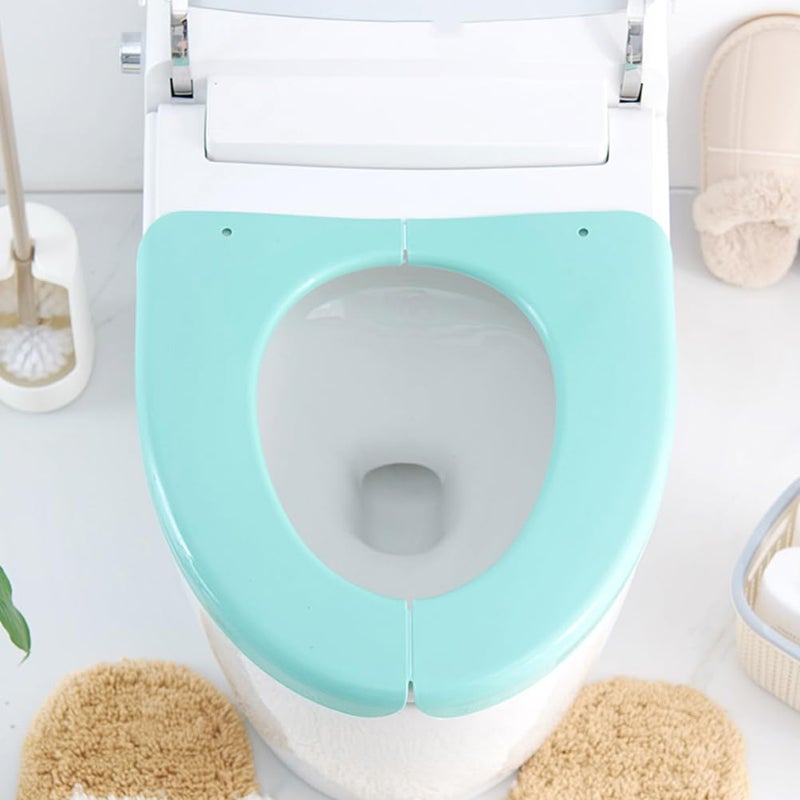 HEALLILY Folding Potty Seat Portable Toilet Training Seat Cover Cushion Pad Lightweight Foldable Travel and Home Use - Image 4