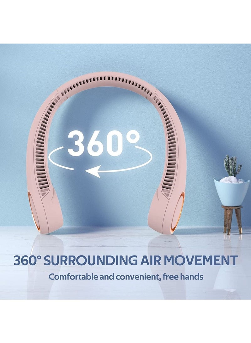 Huitich Bladeless Neck Fan Portable Rechargeable Hanging Wearable Cooling Fan  - Image 2
