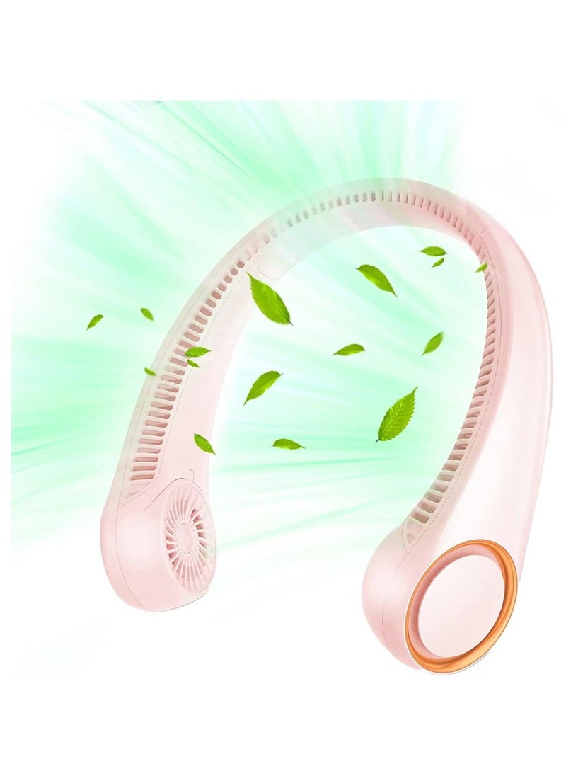 Huitich Bladeless Neck Fan Portable Rechargeable Hanging Wearable Cooling Fan  - Image 1