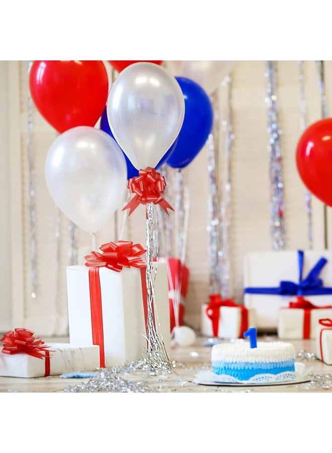 GWHOLE 60 Pcs 5'' Red Ribbon Pull Bows For Gift Present Wrapping, Christmas Bows For Diy Craft Box Baskets Decorations - Image 4