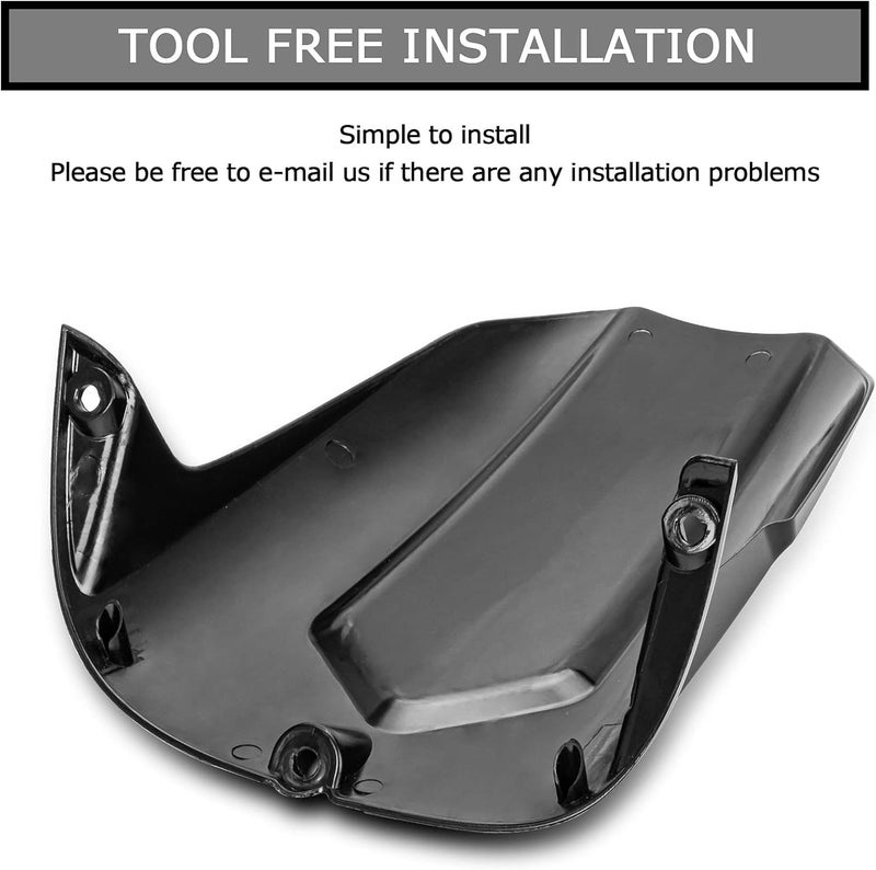 psler Rear Mudguard Tire Hugger for YZF R6 2003-2005 and for R6S 2006-2009 (Black) - Image 5