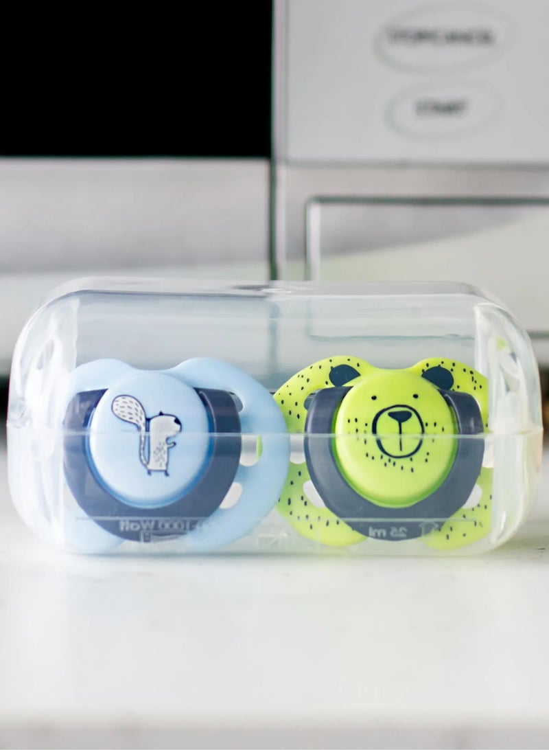 tommee tippee Fun Friends 2 Orthodontic Soothers 0-6M - Image 4