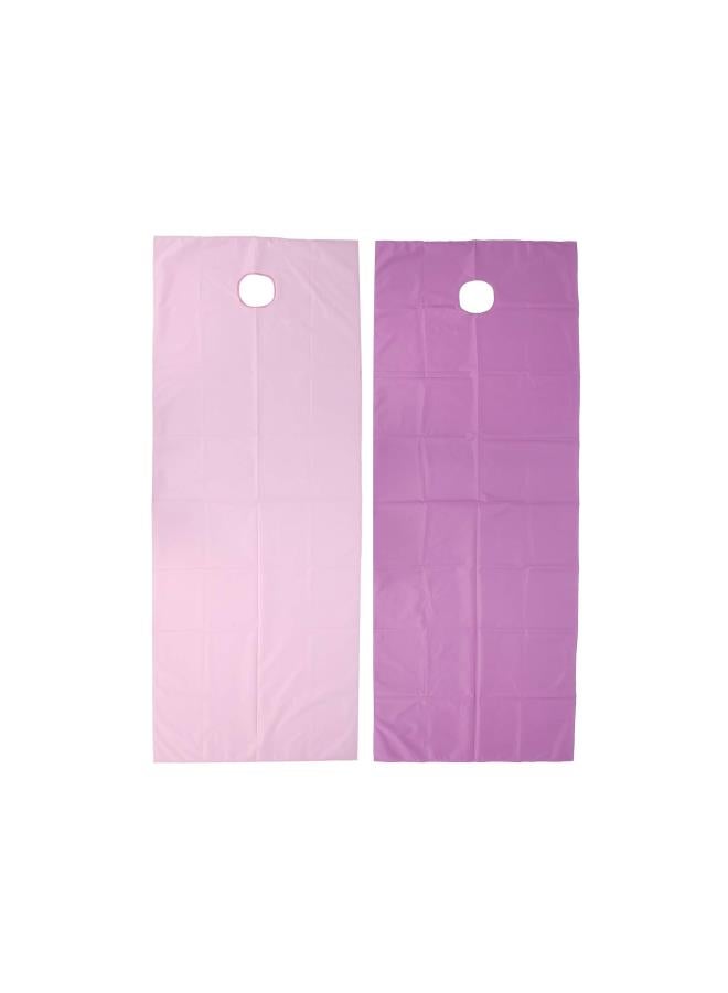 2Pcs Beauty Salon Bed Sheets - SPA Massage Table Bed Cover Waterproof Massage Table Cover Sheet Breathable Resistant Bed Pads with Face Breath Hole Soft SPA Table Bed Cover Sheet(01)  - Image 1