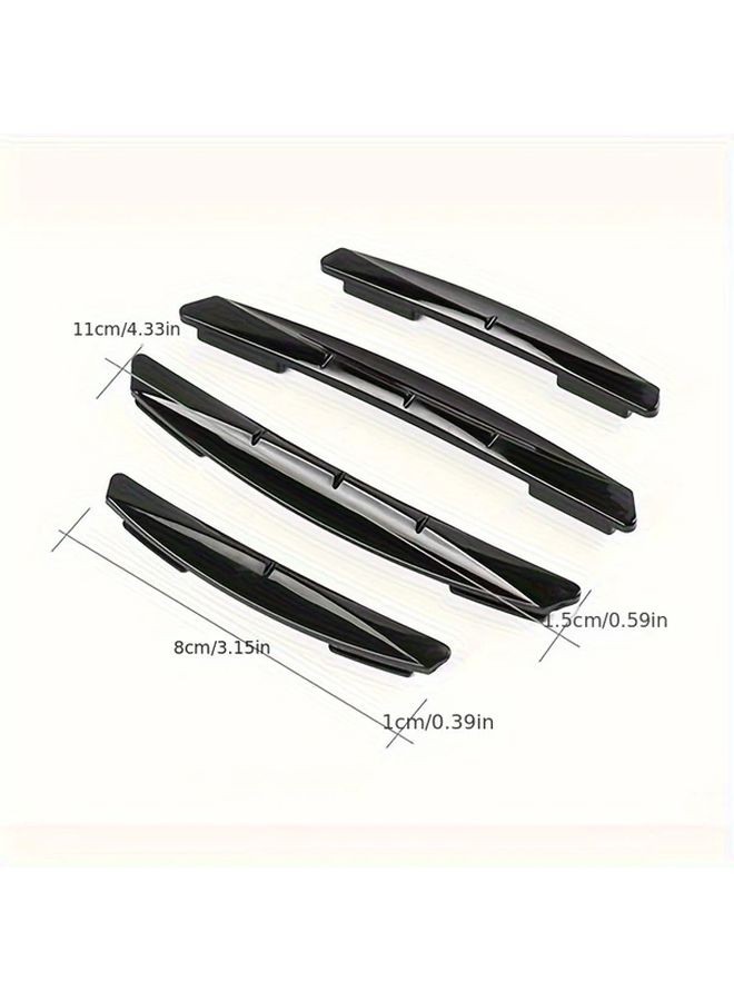 Black Anti Collision Gel Strip Car Door Scratch Protection Invisible Sticker - Image 2