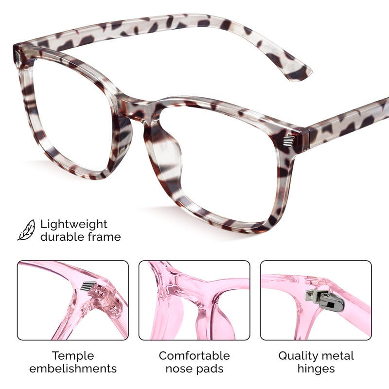 livho نظارات ليفو التقنية العالية لحجب الضوء الأزرق - نظارات حجب الضوء الأزرق المتقدمة للكمبيوتر - حماية من تعب الشاشة والأشعة فوق البنفسجية - Image 4