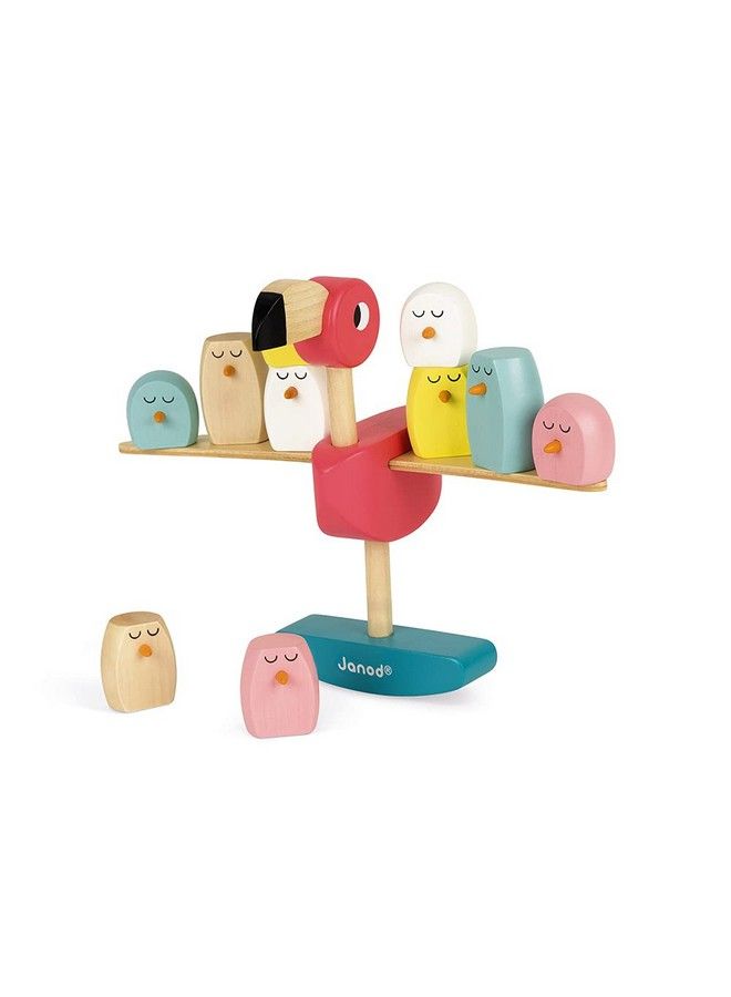 Janod Zigolos Wooden Balancing Game Flamingo Ages 3+ J08230 - Image 3
