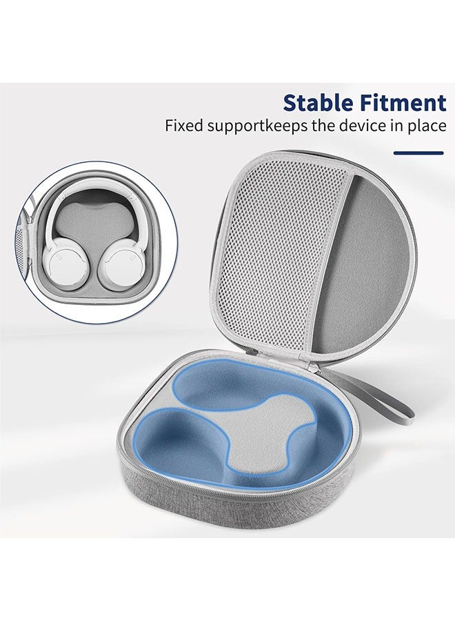 Hihonor Case for Sony WH-CH710 WH-CH720N WH-1000XM4, JBL Tune 720BT 710BT 770NC Noise Canceling Wireless Headphones, Travel Case Carrying Cover Bag with Removable Inner Support (Gray) - Image 3