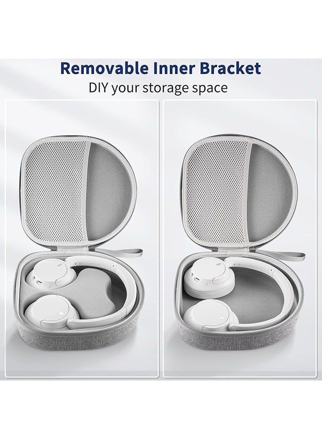 Hihonor Case for Sony WH-CH710 WH-CH720N WH-1000XM4, JBL Tune 720BT 710BT 770NC Noise Canceling Wireless Headphones, Travel Case Carrying Cover Bag with Removable Inner Support (Gray) - Image 5