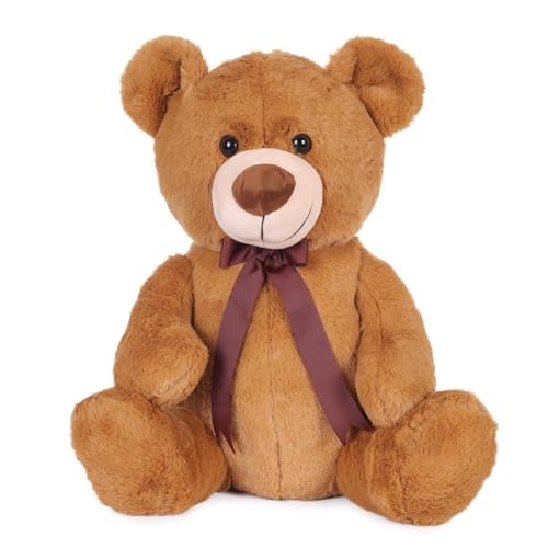 Mirada Sitting Teddy Bear Soft Plush Toy | Brown Stuffed Animal for Kids & Toddlers | Soft Toys for Kids, Teddy Bears, Soft Teddy Bear, Stuffed Animals, Cuddle Toy, Cute Soft Toys, Baby Gift | 35cm - Image 2