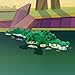 Plus-Plus Plus Plus 3D Animal Figure Building Block Set 70 Mini Interlocking Puzzle Pieces Fun Stem Toys for Kids Alligator Maker Tube - Image 4
