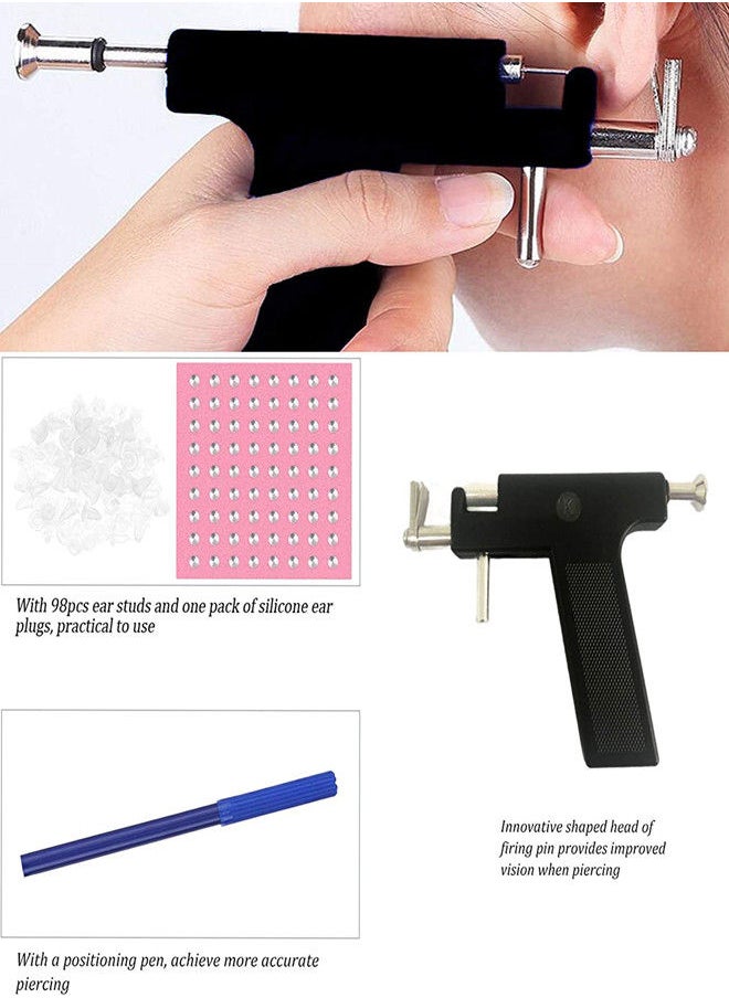 Beauenty - Self Ear Piercing Gun Kits with 49 Pair Studs and 6 Pairs Stainless Steel Earrings - Image 1
