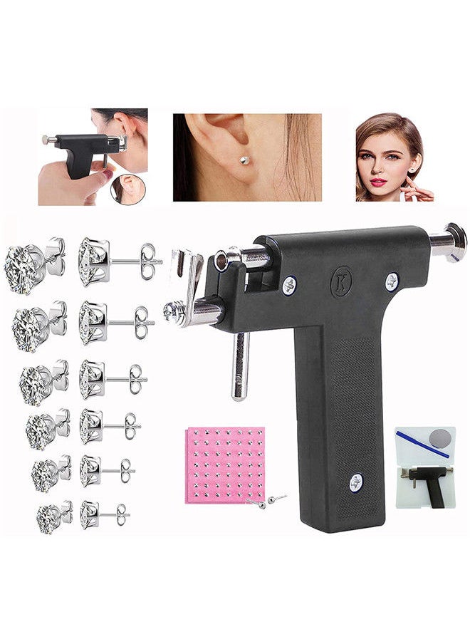 Beauenty - Self Ear Piercing Gun Kits with 49 Pair Studs and 6 Pairs Stainless Steel Earrings - Image 1