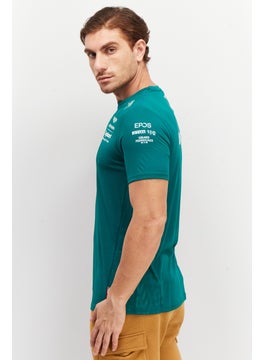 Aston Martin Men Sportswear Fit Short Sleeve Training T-Shirt, Green  - Image 4