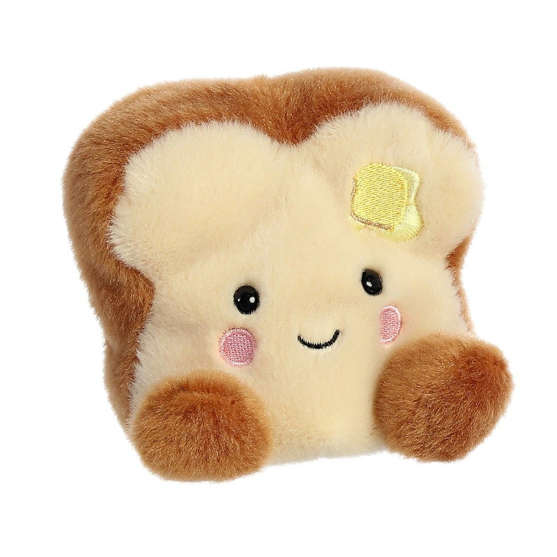 AuroraÂ® Adorable Palm Palsâ„¢ Buttery Toastâ„¢ Stuffed Animal - Fun Collectible Plush for Kids and Adult Collectors - Perfect for Decorating Rooms and Birthday Gifts - Brown 4.5 Inches - Image 2