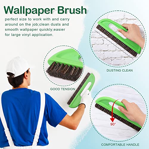WRAPXPERT Wallpaper Smoothing Tools,Wallpaper Tool Kit with Squeegee Smoother,Seam Roller,Wallpaper Brush for Peel and Stick Hanging,Contact Paper,Vinyl Application,Wall Tile - Image 2