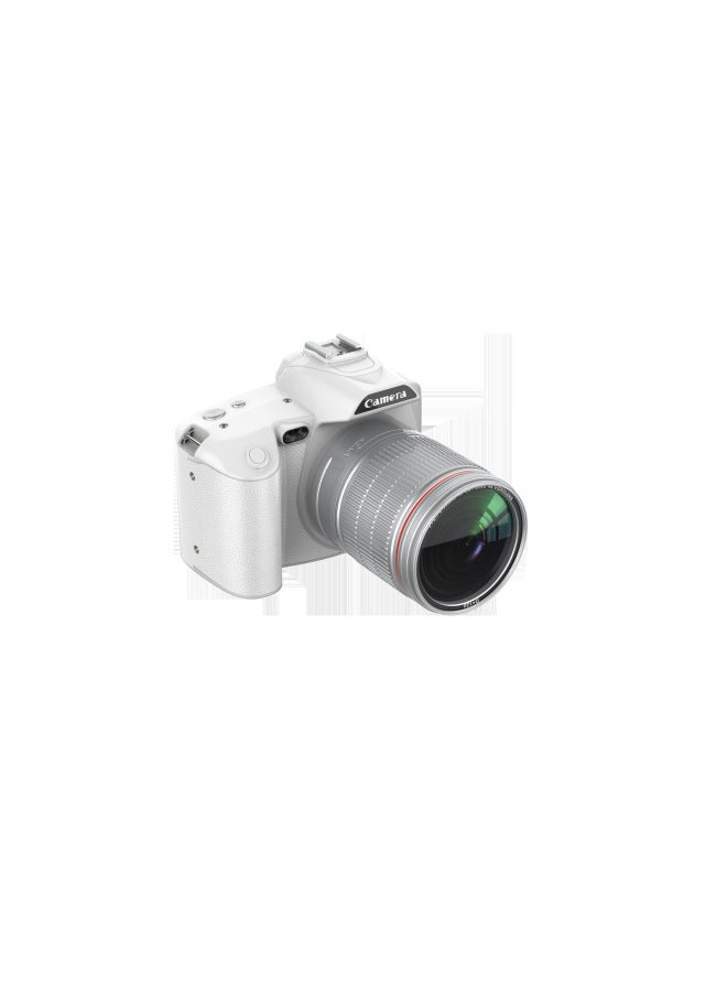 Generic Product D5 HD Wifi Digital Camera 64 Million Pixel 4K Dual Camera Night Vision Dv Camera Cross Border-Body Color:D5 White + Microphone  - Image 1