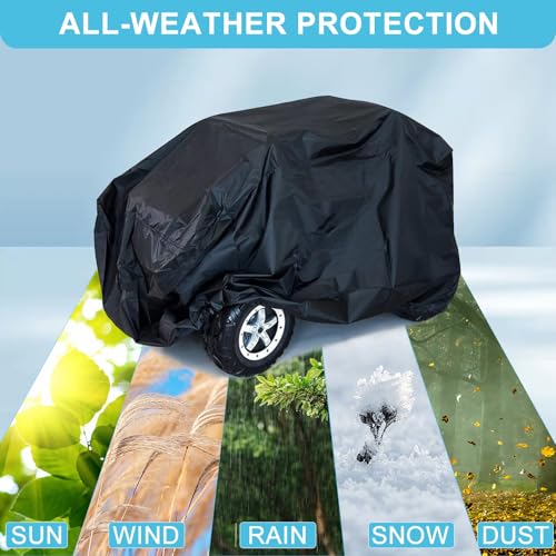 tonhui Kids Ride-On Toy Car Cover, Outdoor Wrapper Resistant Protection for Electric Battery Powered Children Wheels Toy Vehicles - Universal Fit, Water Resistant - Image 5