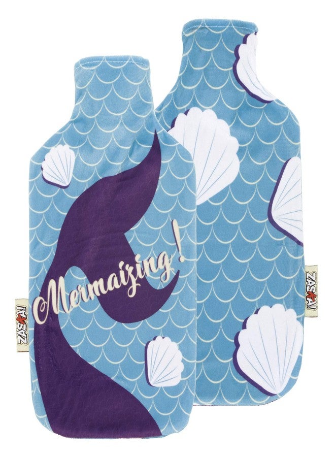 Arditex Zaska Mermaid Hot Water Bottle with Textile Cover - Image 1