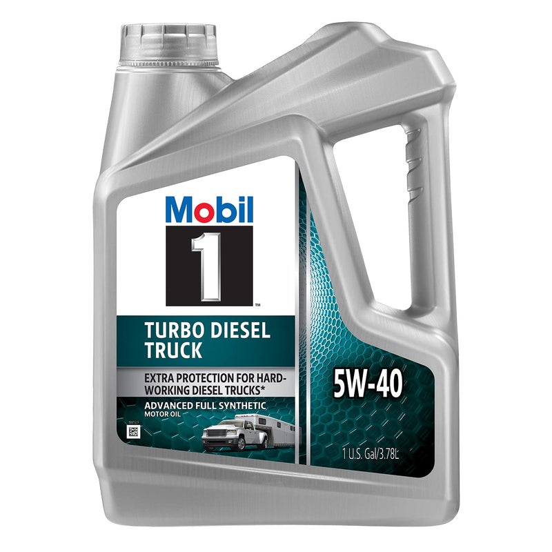 Mobil 1 Turbo Diesel Truck Full Synthetic Motor Oil 5W-40, 1 Gal - Image 2