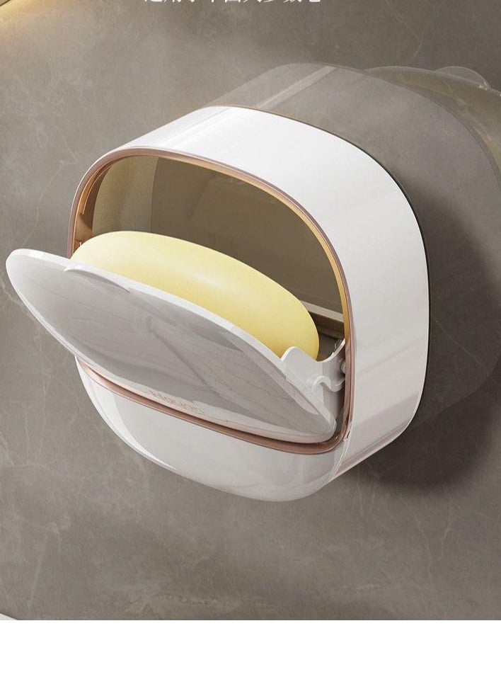 Innovative soap dispenser with a flip-top design and a water drain hole that keeps your soap dry and clean for longer and adds an elegant touch to your bathroom or kitchen. - Image 4