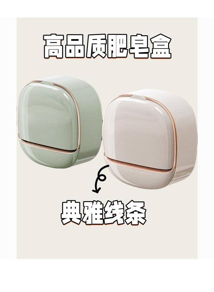Innovative soap dispenser with a flip-top design and a water drain hole that keeps your soap dry and clean for longer and adds an elegant touch to your bathroom or kitchen. - Image 3