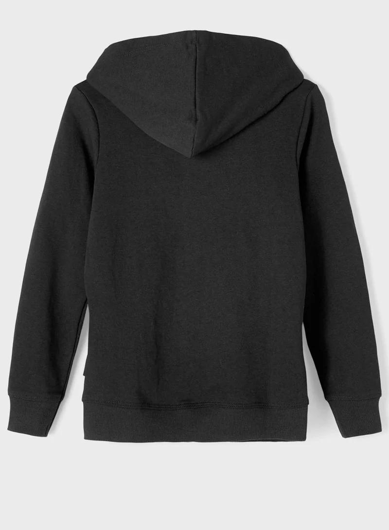 NAME IT Kids Zip Through Hoodie