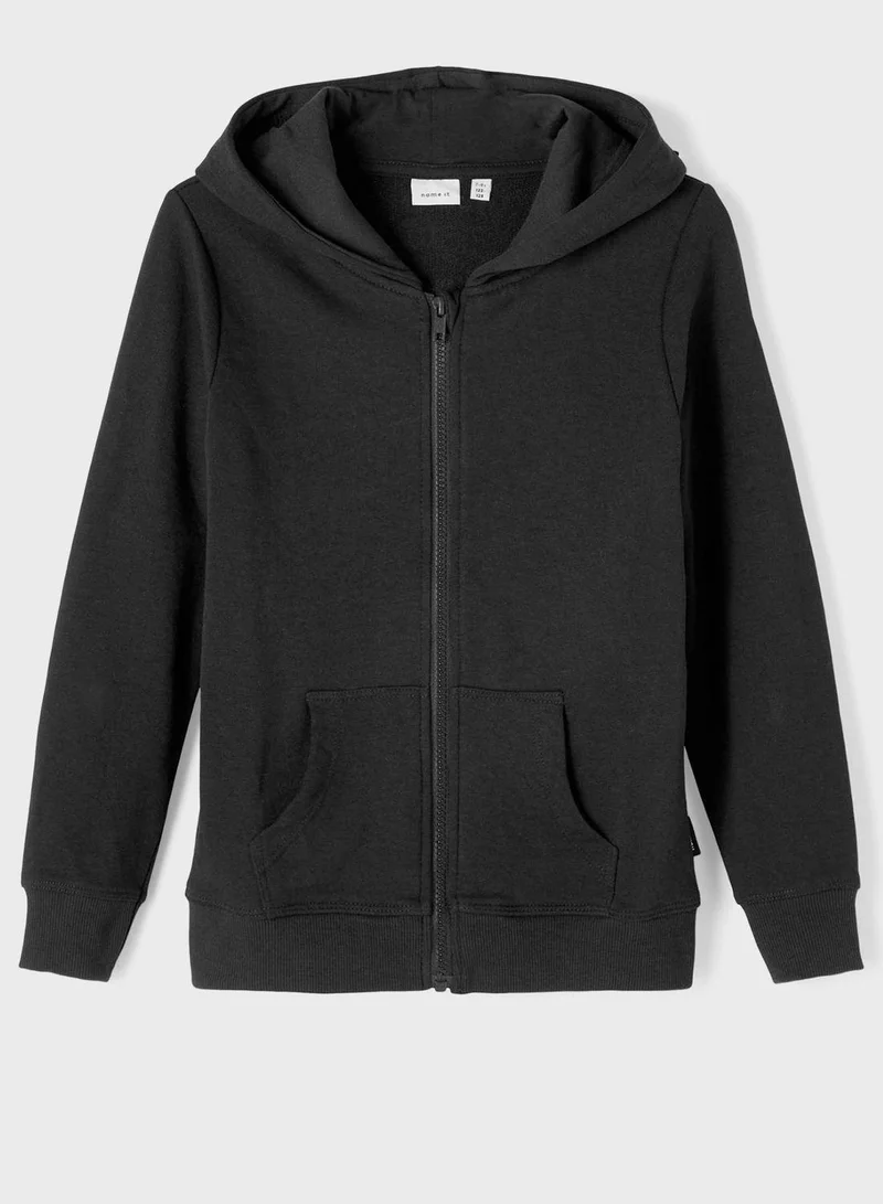 NAME IT Kids Zip Through Hoodie