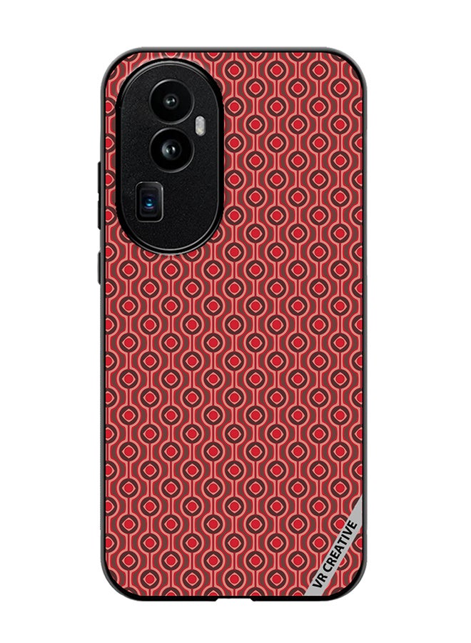 VR CREATIVE Protective Case Cover For Oppo Reno 10 Pro Plus Pattern Red Design Multicolour - Image 1