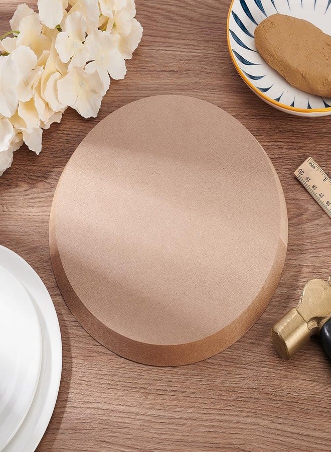 BENECREAT Pottery Tools Ceramic Plate Forming Mold, 10x0.6inch Round Concentric Geometric Figure Rail for DIY Ceramic Cutting and Printing Blank Modeling Mud Plate Forming - Image 4