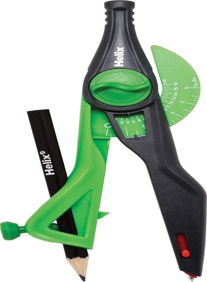 Helix Large Plastic Locking Compass with Safety Point, Assorted Colors (37279) - Image 3