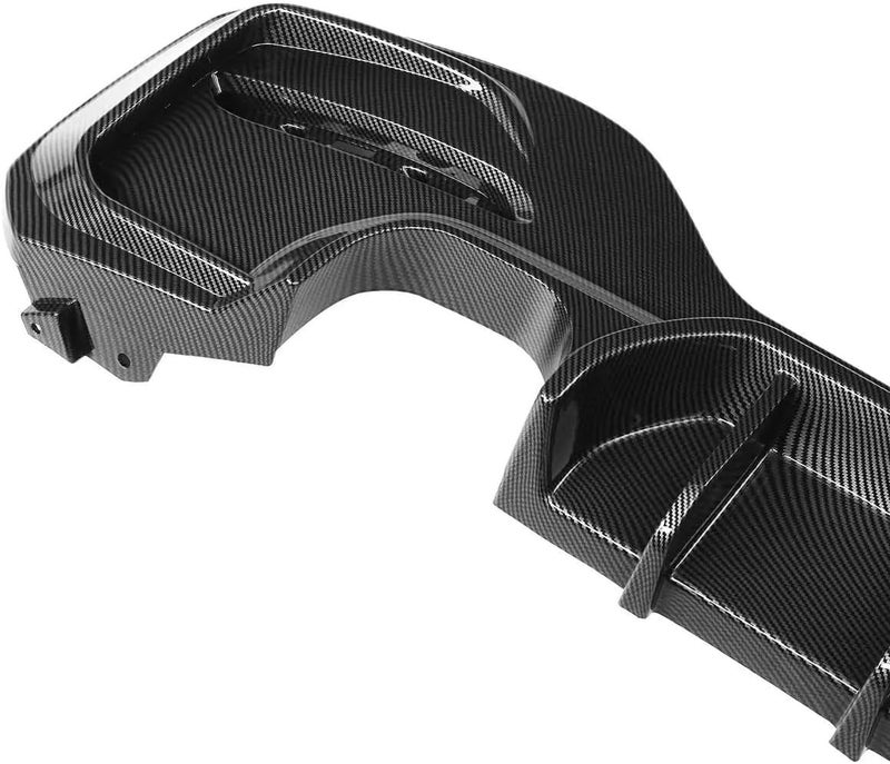 QASULER Carbon Fiber Look Rear Bumper Diffuser for BMW - Image 5