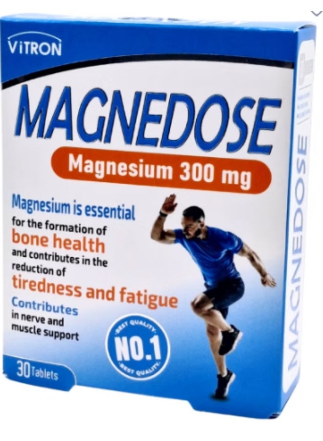 Vitron Magnedose 300 mg Magnesium Tablets – 30 Tablets - Image 1