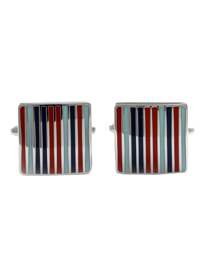 إيمبرياليست أزرار أكمام قمصان مخططة بشكل عمودي - Image 2