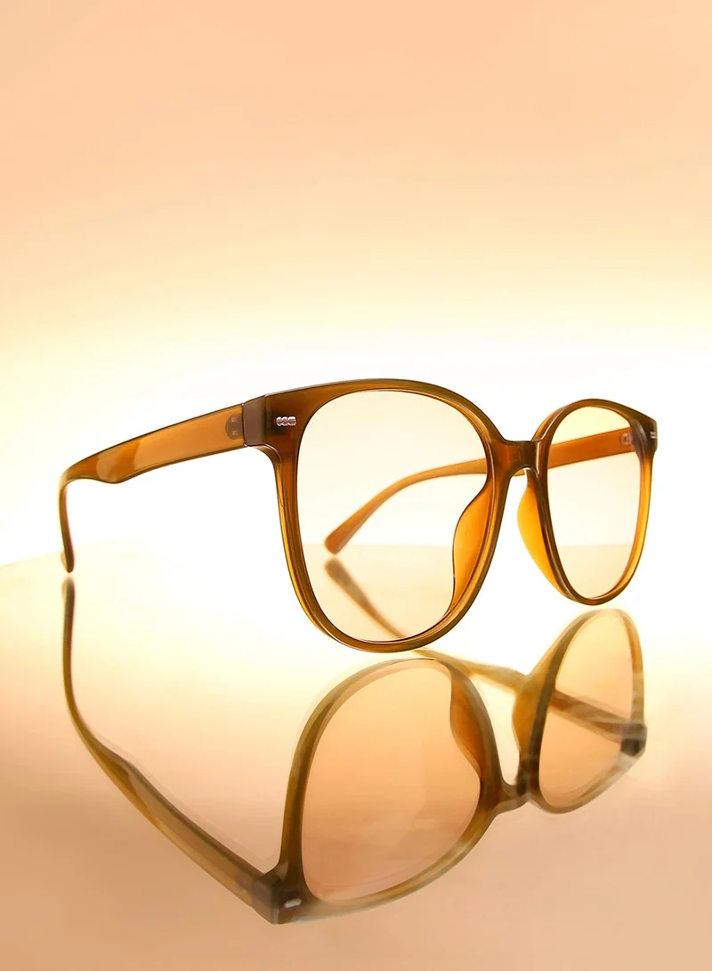 صوص هاوت نظارة شمسية كبيرة بعدسات ملونة