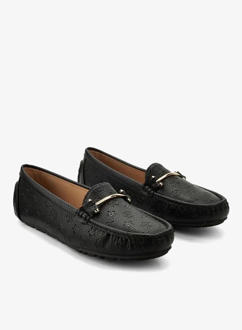 لو كونفورت نسائية بحرفية مطبوعة أحذية لوفر