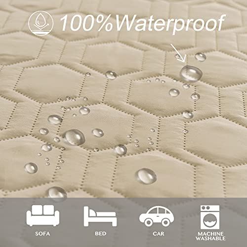 Tcksstex Waterproof and Anti-Slip Dog Bed Cover and Pet Blanket Sofa Pet Bed Mat ，car Incontinence Mattress Protectors Furniture Couch Cover for Most Cats Dogs, Pets - Image 2