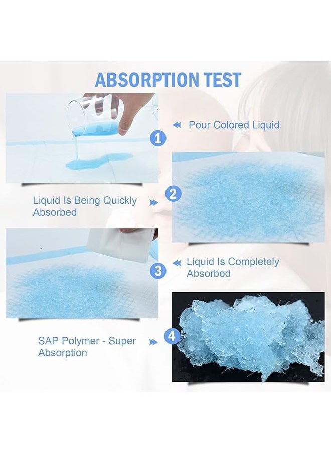 Generic - Baby Disposable Pad Disposable Diaper Pad Baby Waterproof Diaper Changing Pad Air Crossable Pad Bedside Table Protector, 60*40cm, 50pcs - Image 1