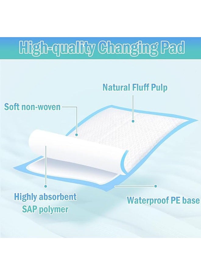 Generic - Baby Disposable Pad Disposable Diaper Pad Baby Waterproof Diaper Changing Pad Air Crossable Pad Bedside Table Protector, 60*40cm, 50pcs - Image 1