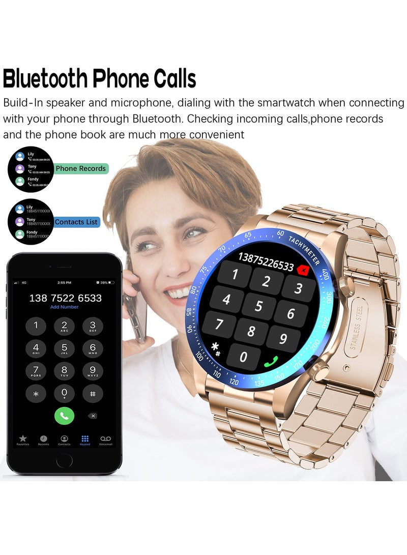 RollsTimi  Men's Smartwatch 1.43" Amoled HD Full Touch Screen Fitness Tracker Heart Rate Sleep Monitor Business Sports Smart Watch for Men - Image 5